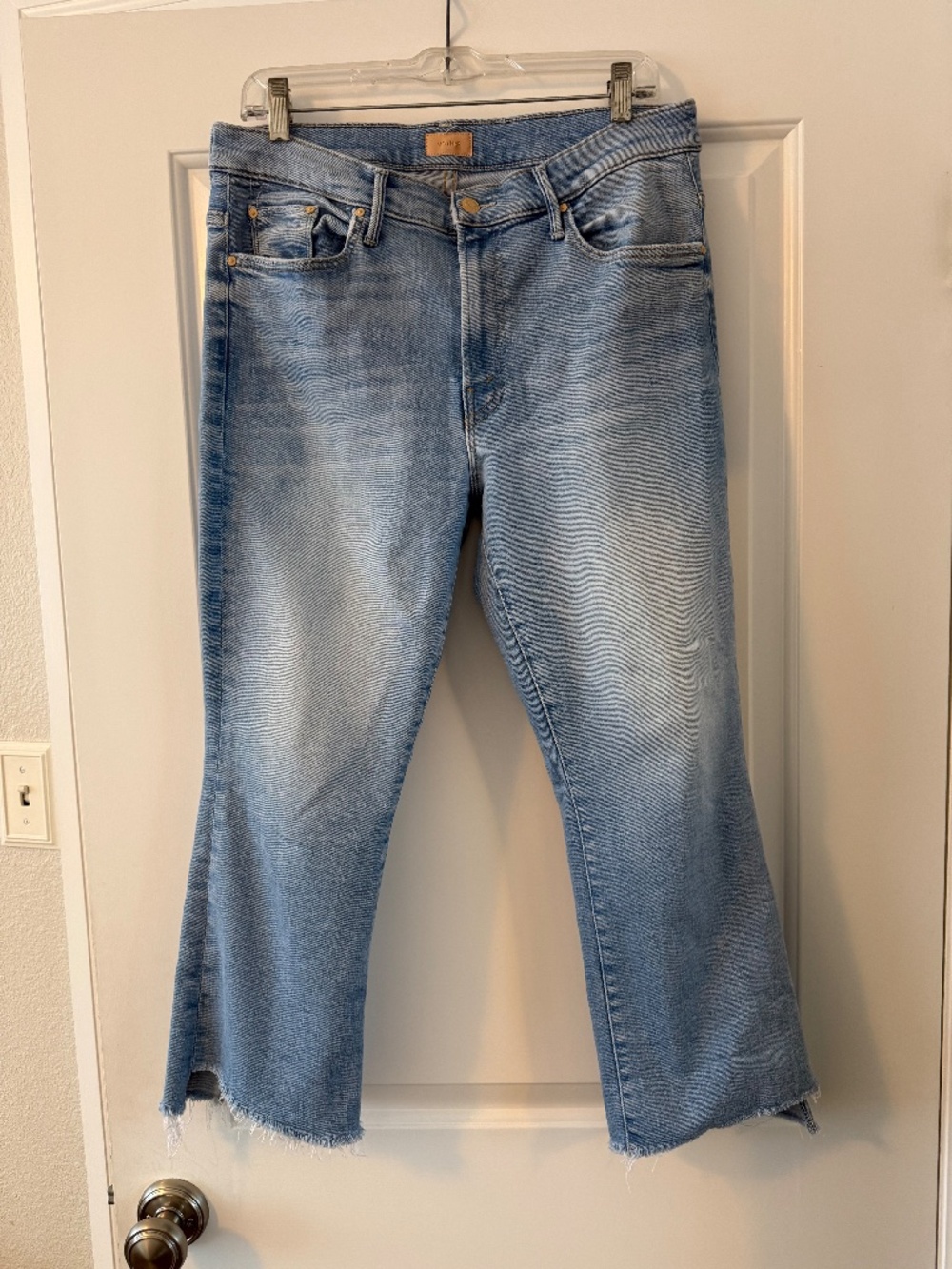 Mother Lil' Insider Petites High Rise Slim Jeans, Size 31 - Picture 4 of 7